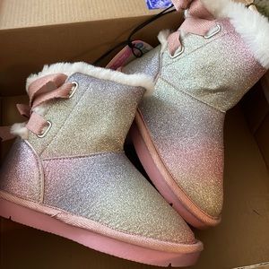 Rainbow toddler boots